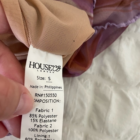 House of CB Dylan swirl laced mini dress - Picture 13 of 13